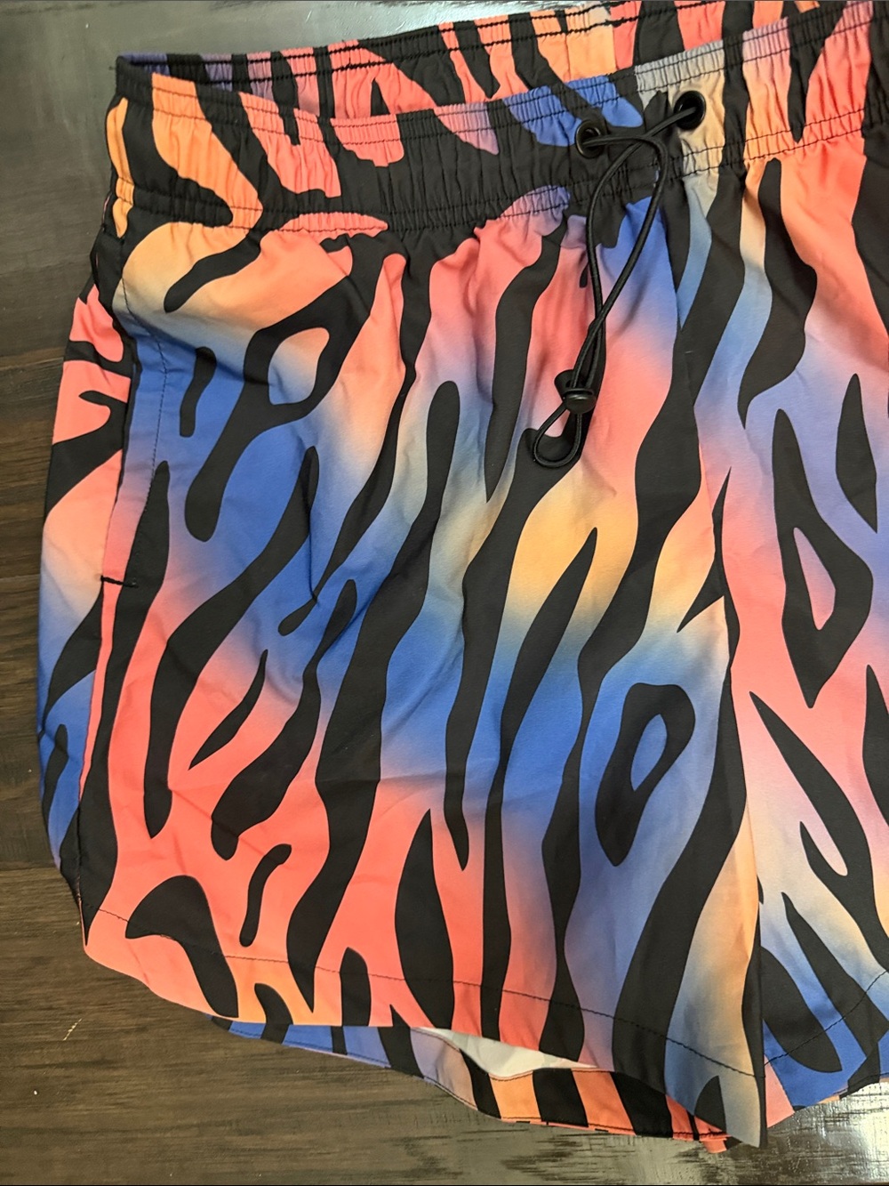 adidas Shorts Rainbow Zebra Print Running - Picture 5 of 10